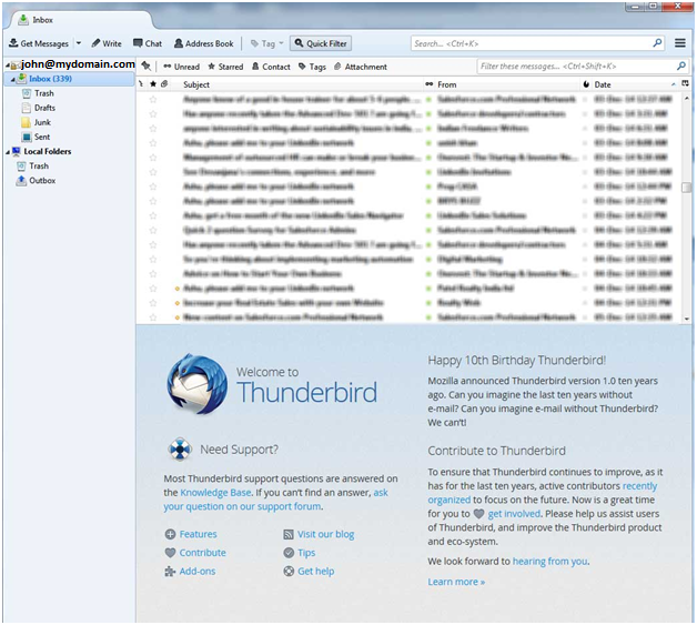 Thunderbird Setting Screen 7